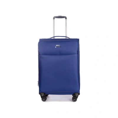 Abbildung von Stratic Light+ Koffer M dark blue mit 4 Rollen Weichgepäck