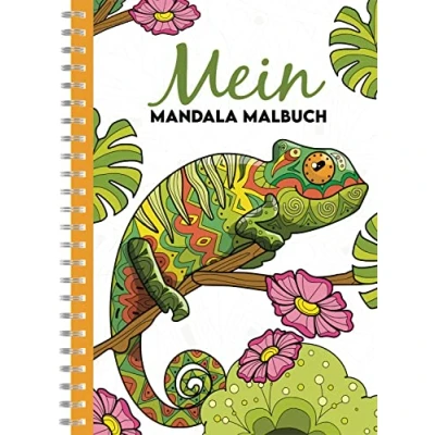 Abbildung von Mein Mandala Malbuch: 50 tierisch tolle Tier Mandalas für Kinder ab 8 Jahren zum Ausmalen und Entspannen.