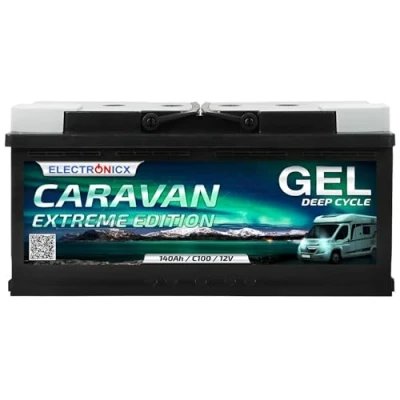 Abbildung von Gel Batterie 12V 140Ah Caravan Extreme Edition Solarbatterien Technologie Akku Solar Solarbatterie Bootsbatterie Wohnmobile, Wohnwagen 140 Ah.