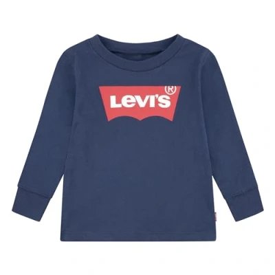 Abbildung von Levi&#039;s Batwing TEE Langarmshirt für Kinder, Größe: 68, Dress blues