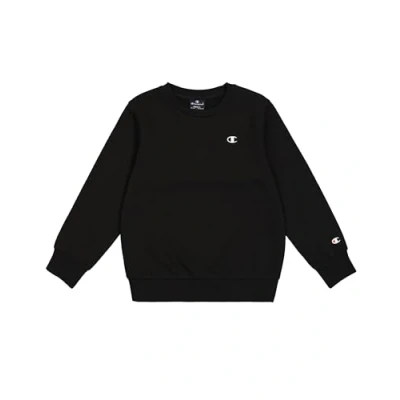 Abbildung von Champion Jungen Legacy Basics B Ultralight Powerblend Fleece Crewneck Sweatshirt, Schwarz, 13 14 Jahre