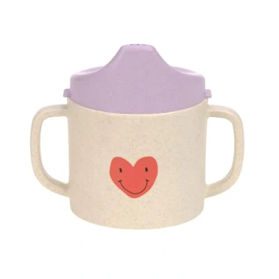 Abbildung von LÄSSIG Kinder Trinklernbecher mit Henkel und abnehmbarem Deckel 150 ml/Sippy Cup Happy Rascals Heart
