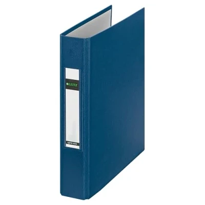 Abbildung von Leitz Ringbuch (A5, PP, 2 Ringe, 25 mm) blau