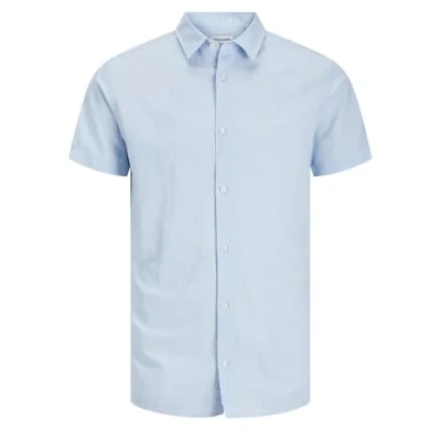Abbildung von Jack &amp; Jones Jjebreeze Blend Shirt Hemd, Herren, Größe: Small, Iceberg green