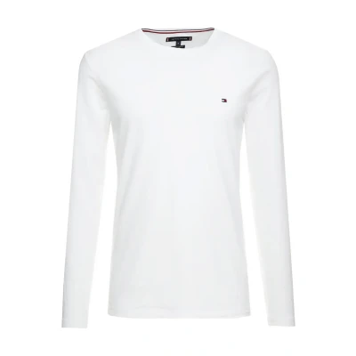 Abbildung von Tommy Hilfiger SLIM FIT LONG Sleeve TEE Langarmshirt, Herren, Größe: Small, White