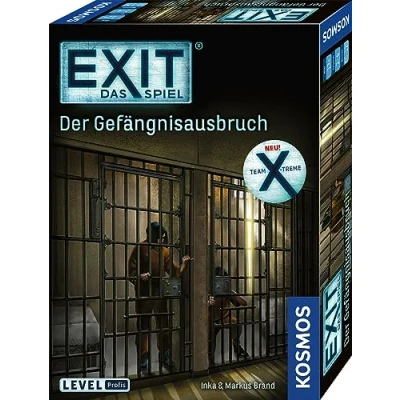 Abbildung von KOSMOS 683924 EXIT Das Spiel Der Gefängnisausbruch, Level: Profi, Team Challenge in 2 Teams, Escape Room Spiel, Game ab 12 Jahre, EIN einmaliges Gesellschaftsspiel
