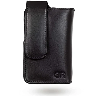 Abbildung von Ricoh Echtleder Tasche GC 11 [Kompatible Modelle: GR III, IIIx] [Hochwertige für soliden Schutz] [Mit Gürtelschlaufe auf der Rückseite], 30485, Black