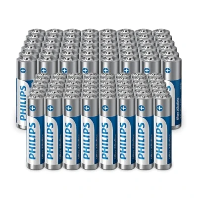 Abbildung von Philips Ultra AA /AAA Alkali Batterien in der Kombipackung Preisgünstig und vielseitig, 96 Stück