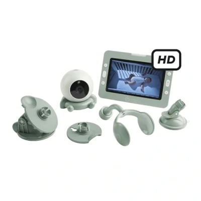 Abbildung von Babymoov Babyphone mit Kamera YOO GO PLUS HD, 5&quot; Display in HD Qualität 720px, 8 Stunden Akkulaufzeit, Sleep Technology
