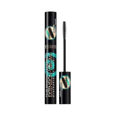 Abbildung von Eveline Cosmetics Extension Volume Professionelles Makeup 4D False Definition Wasserfeste Mascara Extremes Volumen, Länge &amp; Trennung