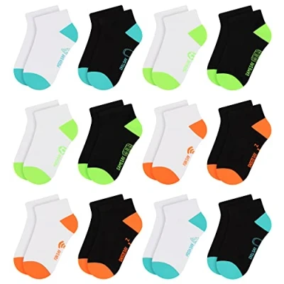 Abbildung von Libella 12er Kinder Jungen Sneaker Socken Kids Füßlinge Sneakersocken bunt 2119 31 34