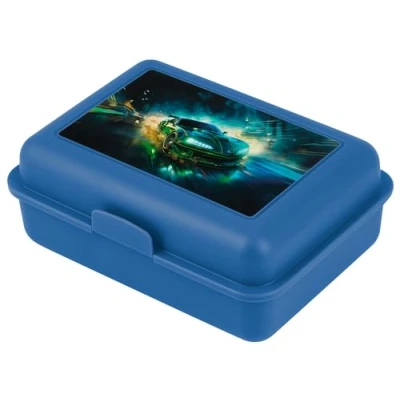 Abbildung von Baagl Brotdose Kinder für Schule Lunchbox Mädchen, Jungen, Kindergarten Jausenbox, Brotzeitbox, Brotbox, Snackbox (Rennauto)