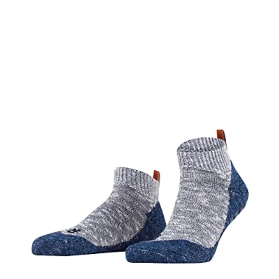 Abbildung von FALKE Herren Socken Airport M SO Wolle Baumwolle einfarbig 1 Paar, Grau (Dark Grey 3070), 39 40