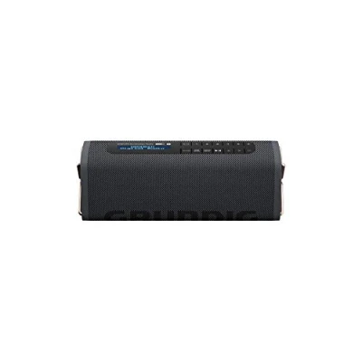 Abbildung von Grundig GBT Band Black Bluetooth Lautsprecher mit DAB+ und FM Radio, 30 Meter Reichweite, mehr als 8 Std. Spielzeit, Akku 3.7 V 2000 mAh, version V5.0