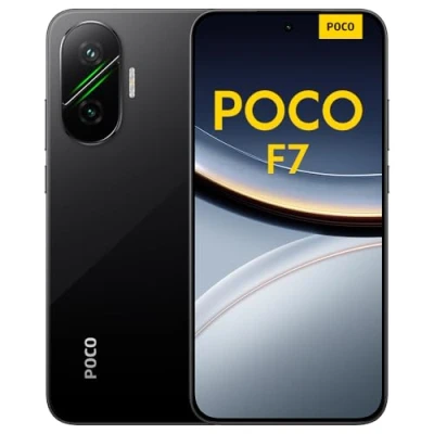 Abbildung von Xiaomi Poco F7 Smartphone, 12+256GB, Schwarz, Flaggschiff Snapdragon 8s Gen 4, 6500mAh Akku, 50MP Sony Kamera mit OIS, 6,83&quot; 1.5K 120Hz AMOLED Display (Kein Netzadapter enthalten)