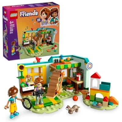 Abbildung von LEGO Friends Autumns Zimmer, BAU und Spielset für kreative Rollenspiele, Set Mädchen ab 6 Jahren mit 2 Minifiguren Einer Frettchen Tierfigur, Lernspielzeug 42646