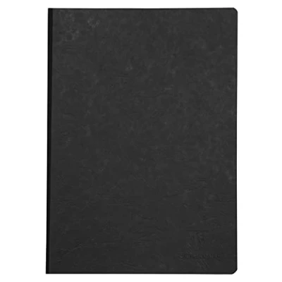 Abbildung von Clairefontaine 79140C Heft A4, Leinen, Age Bag, blanko, 96 Blatt, braun Tabakbraun