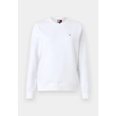 Abbildung von Tommy Jeans FLAG CREW Sweatshirt, Damen, Größe: XS, White