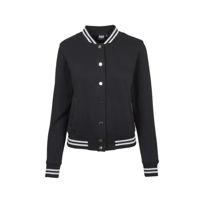 Abbildung von Urban Classics College Sweat Leichte Jacke, Damen, Größe: 3XL, Black
