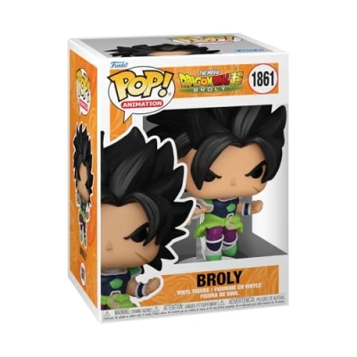 Abbildung von Funko POP! Animation: Dragon Ball Super: Broly Super Vinyl Sammelfigur Geschenkidee Offizielle Handelswaren Spielzeug Für Kinder und Erwachsene Anime Fans