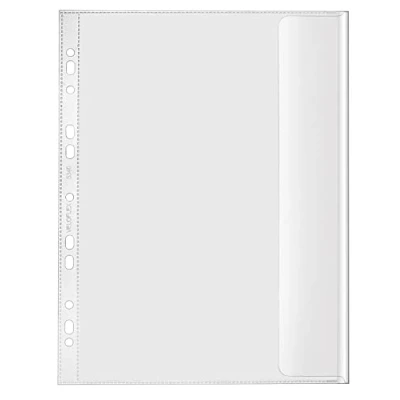Abbildung von VELOFLEX 5340000 Dokumentenhüllen DIN A4, aus PP 130my, dokumentenecht, transparent, farblos, 10er Packung