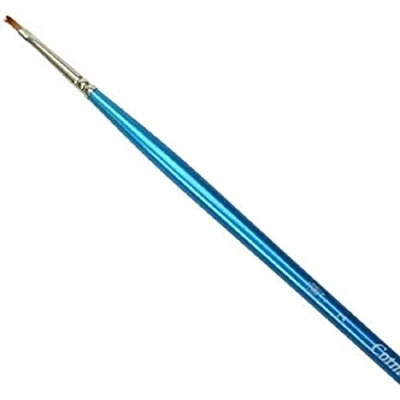 Abbildung von Winsor &amp; Newton 5305002 Cotman Synthetikhaar Aquarellpinsel Serie 555, Flachpinsel, langer Stiel mit exzellenter Sprungkraft, Farbtragekraft und Punktgenauigkeit Nr 2, 2,4 mm