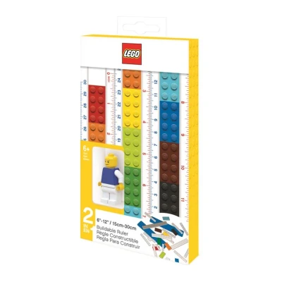 Abbildung von Lego Stationery Baubares Lineal mit Minifigur