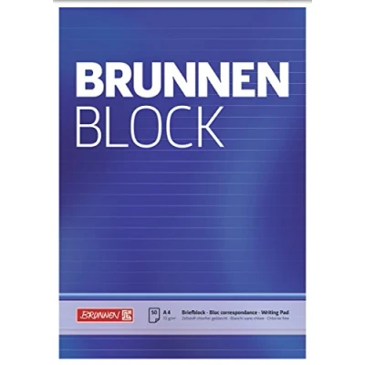 Abbildung von Briefblock A4 70g BRUNNEN lin