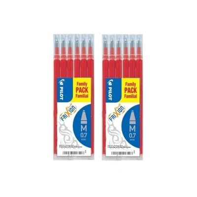 Abbildung von Pilot FriXion Ball Tintenroller 0,7 Ersatzminen Nachfüllminen 4 Set á 3 Stk Rot