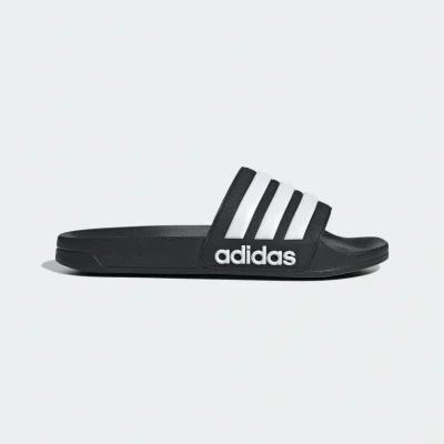 Abbildung von adidas Adilette Shower Slides Unisex Schiebe Sandalen , Cloud White Core Black White, 44.5 EU