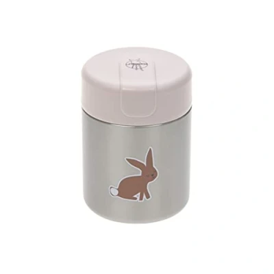 Abbildung von LÄSSIG Baby Kinder Thermo Warmhaltebox Brei Snacks auslaufsicher Edelstahl 315 ml/Food Jar Little Forest Rabbit