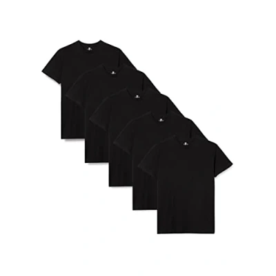 Abbildung von Lower East Herren Le105 T Shirt, 5x Schwarz, S EU