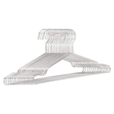 Abbildung von Amazon Basics Kleiderbügel aus Edelstahl, 20er Pack, Chrome
