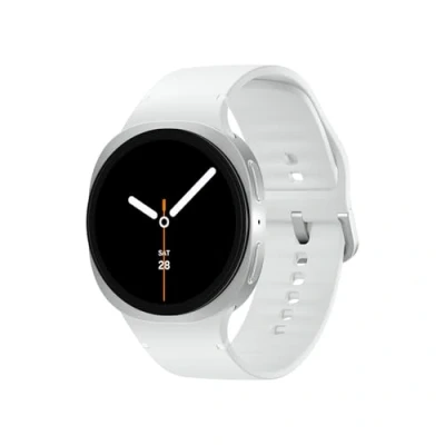 Abbildung von Samsung Galaxy Watch8 Smartwatch mit AI, Fitness Uhr und Tracker, Sport Band, Wellness Schlaf Coaching, 40 mm, Bluetooth, Silver, 3 Jahre Herstellergarantie