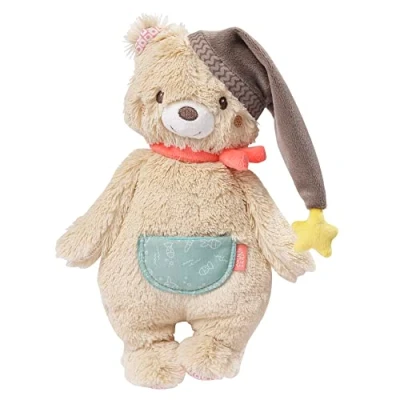 Abbildung von Fehn Kuscheltier Bär Bruno Weicher Teddybär für Neugeborene als Einschlafhilfe Stofftier zum Greifen, Fühlen und Knuddeln Plüschtier Teddy geeignet Babys Kleinkinder ab 0+ Monaten