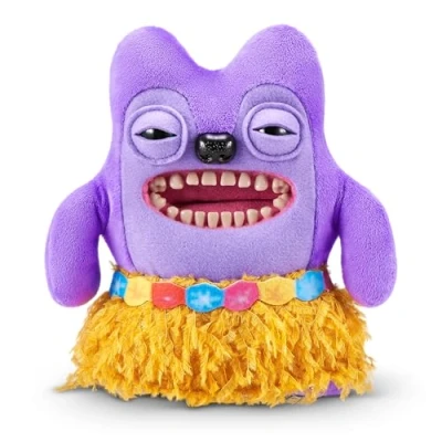 Abbildung von Fuggler Vacay Vibes von ZURU, Funny Ugly Monster, Plüsch, zum Sammeln, Spielzeug (Greedy Grinner Purple)