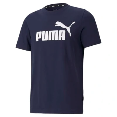 Abbildung von Puma LOGO TEE Tshirt print, Herren, Größe: 3XL, Peacoat