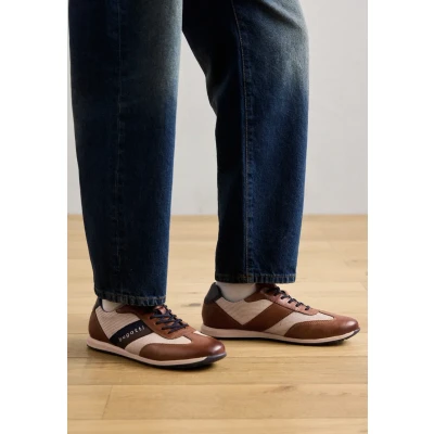 Abbildung von bugatti Thorello Sneaker low, Herren, Größe: 41, Cognac/beige Schuhe