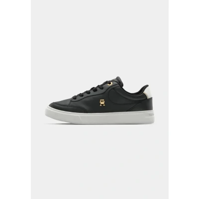 Abbildung von Tommy Hilfiger Essential CHIC Court Sneaker low, Damen, Größe: 35, Black Schuhe