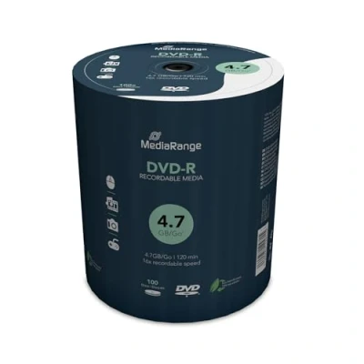Abbildung von MediaRange DVD R 4.7Gb120Min 16x Speed, Cake 100