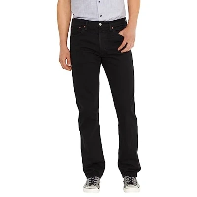 Abbildung von Levi&#039;s Herren 501 Original Fit Straight Jeans, Schwarz (Black), 36W / 34L