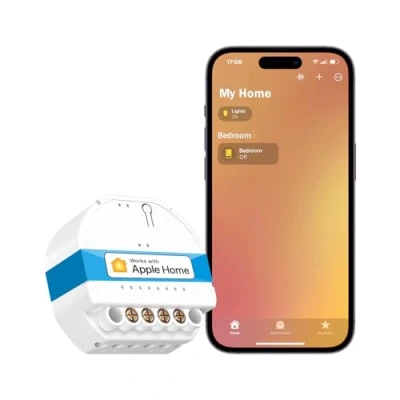 Abbildung von Meross 1 Wege Smart Lichtschalter, kompatibel mit Apple HomeKit, Alexa, Google Home und SmartThings, Wandschalter, Sprachsteuerung