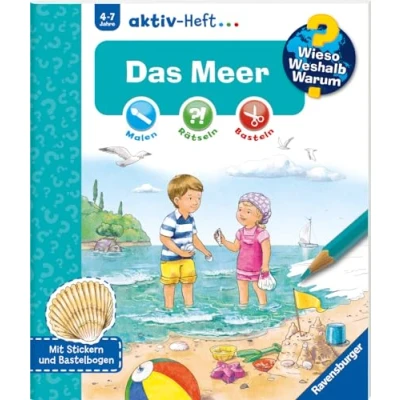 Abbildung von Wieso? Weshalb? Warum? aktiv Heft: Das Meer: Malen, Rätseln, Basteln. Mit Stickern und Bastelbogen