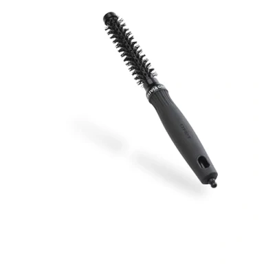 Abbildung von Olivia Garden Expert Blowout Shine Schwarz 15 Runde, antistatische Keramikbürste für glänzende und frizzfreie Blowouts