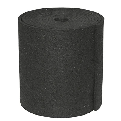 Abbildung von Kerbl 37398 Anti Rutsch Matte, 15 cm x 3 mm, 20 m Rolle, Schwarz