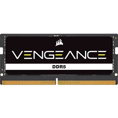 Abbildung von Corsair VENGEANCE SODIMM DDR5 RAM 16GB (1x16GB) 4800MHz CL40 Intel XMP iCUE Kompatibel Computer Speicher Schwarz (CMSX16GX5M1A4800C40)