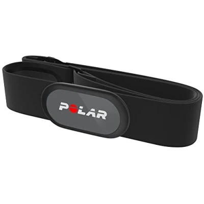Abbildung von Polar H9 Herzfrequenz Sensor ANT +/Bluetooth Wasserdichter HF mit weichem Brustgurt für Fitnesstraining, Radfahren, Laufen, Outdoor Sportarten, M XXL, Schwarz Grau, XXL
