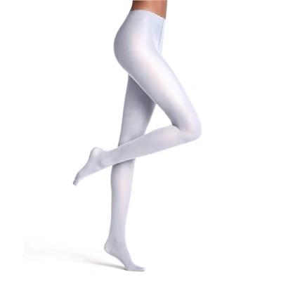 Abbildung von FALKE Damen Strumpfhose Matt Deluxe 30 DEN W Ti transparent einfarbig 1 Stück, Weiß White 2209, M L