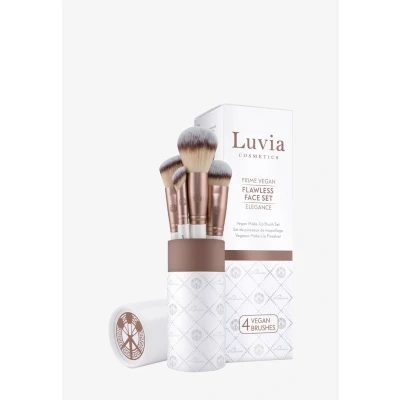 Abbildung von Luvia Cosmetics Flawless FACE SET Pinselset, Größe: One Size, Pearl white/coffee brown
