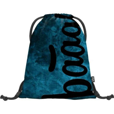 Abbildung von Baagl Turnbeutel für Mädchen und Damen Schuhbeutel, Schule Kindergarten Sportbeutel, Sportrucksack (Ocean)